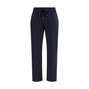 Brunello Cucinelli Women Track Stretch-Fleece Trousers With Monili Detailing